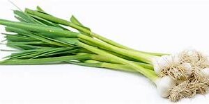 Fresh Green Garlic Bunch if available in market